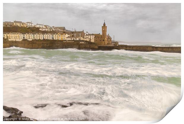 A Breezy Porthleven Print by Andy Durnin