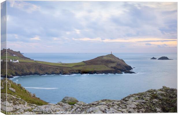 Cape Cornwall From Kenidjack Canvas Print by Andy Durnin