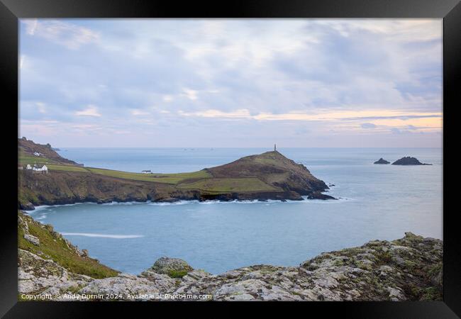 Cape Cornwall From Kenidjack Framed Print by Andy Durnin