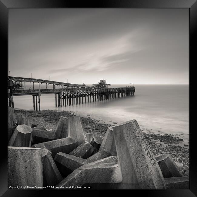 Raynes Jetty Framed Print by Dave Bowman