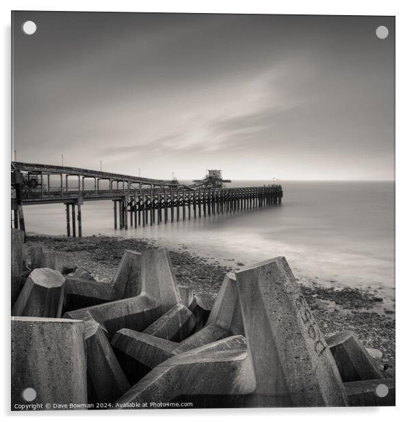 Raynes Jetty Acrylic by Dave Bowman