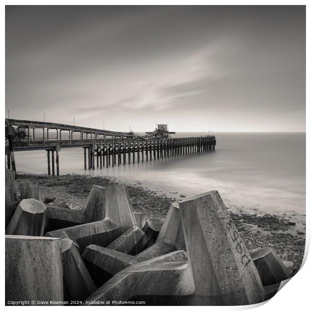 Raynes Jetty Print by Dave Bowman