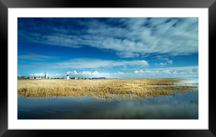 Lytham Skies Framed Mounted Print by Pam Sargeant