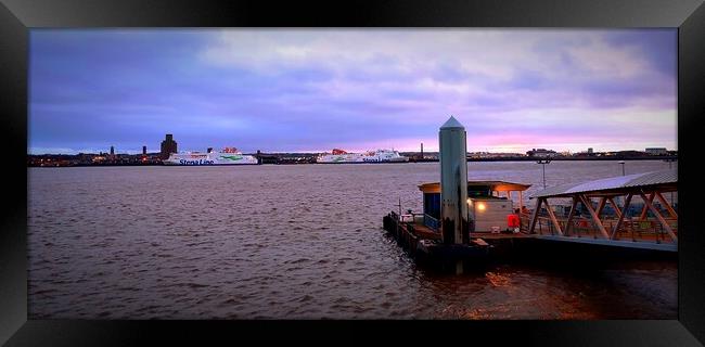 Albert docks Framed Print by Rachael Smith