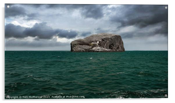 Bass Rock Acrylic by Tom McPherson