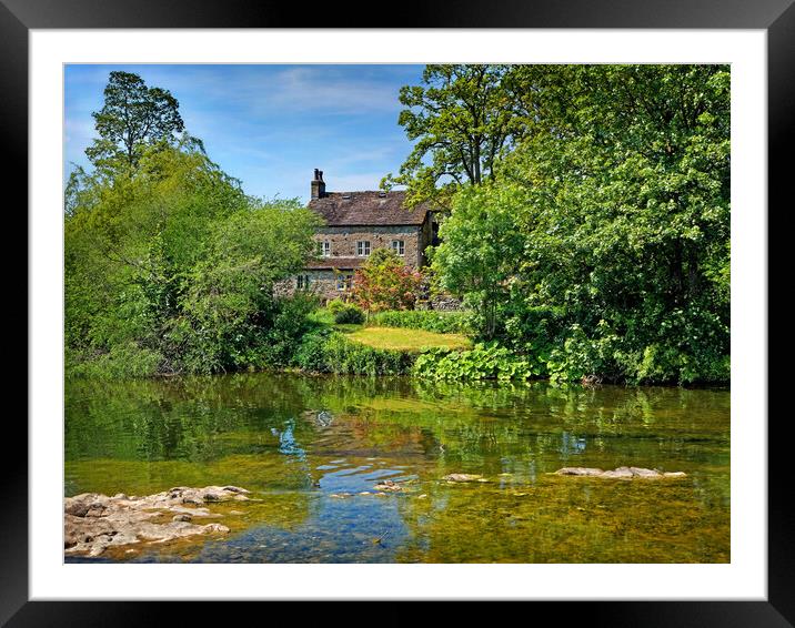 Grassington Cottage Yorkshire Dales  Framed Mounted Print by Darren Galpin