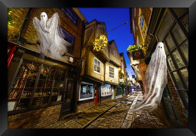 York Ghost Trail Framed Print by Alison Chambers