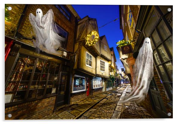 York Ghost Trail Acrylic by Alison Chambers