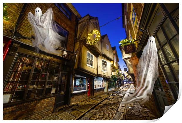 York Ghost Trail Print by Alison Chambers