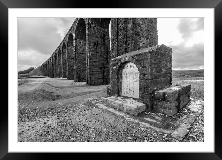 Ribblehead Viaduct Memorial Framed Mounted Print by Apollo Aerial Photography
