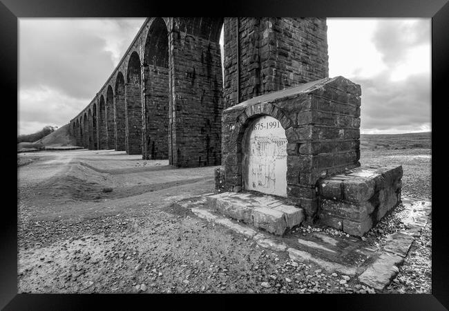 Ribblehead Viaduct Memorial Framed Print by Apollo Aerial Photography
