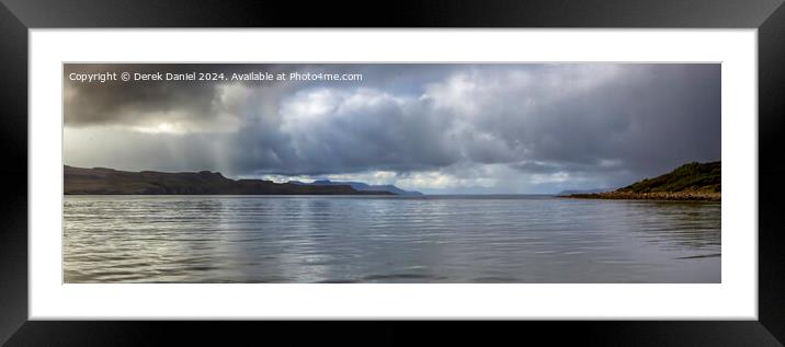 A Moody Morning At Loch Brittle, Isle of Skye (panoramic) Framed Mounted Print by Derek Daniel