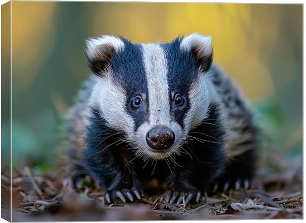 British Badger Canvas Print by Steve Smith