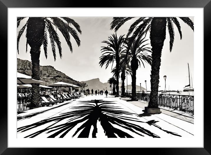 Puerto Pollensa Framed Mounted Print by Picture Wizard