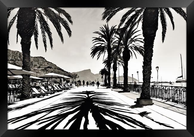 Puerto Pollensa Framed Print by Picture Wizard