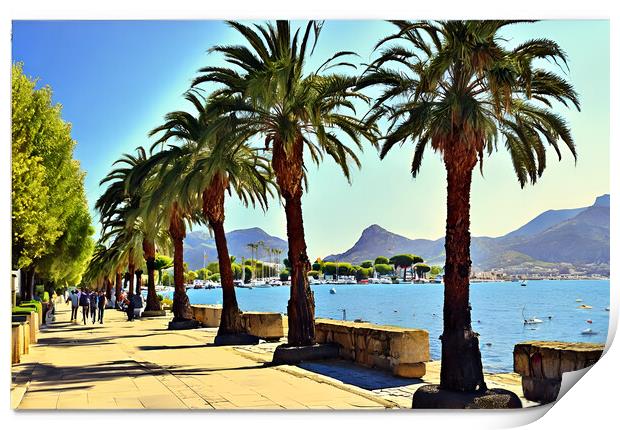 Puerto Pollensa Print by Picture Wizard