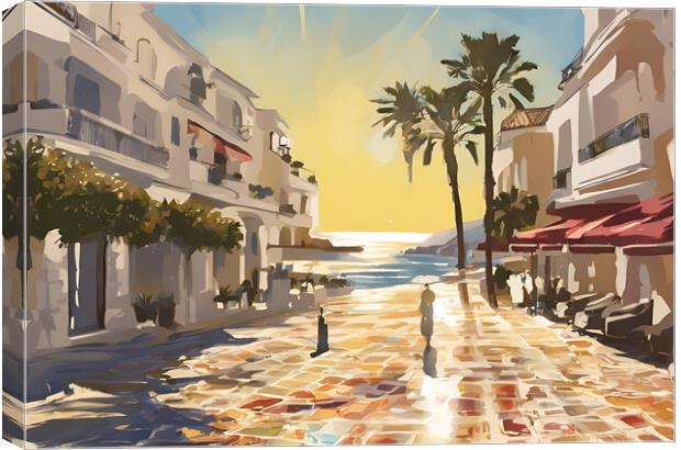 Marbella Canvas Print by Picture Wizard