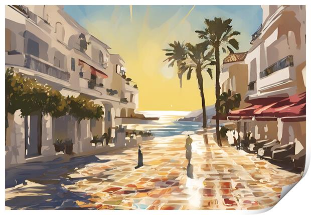 Marbella Print by Picture Wizard