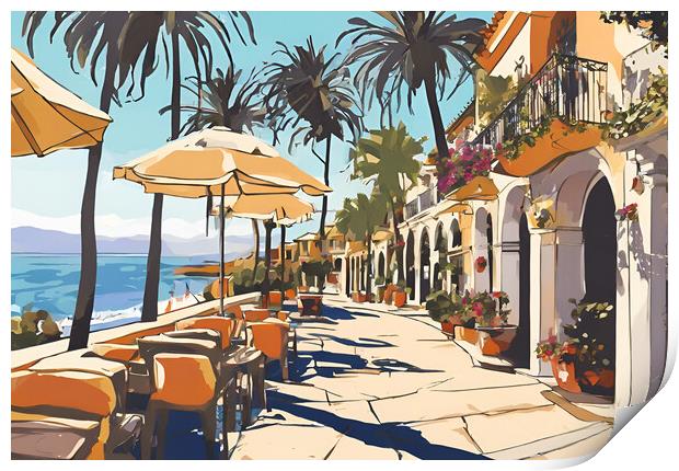 Marbella  Print by Picture Wizard