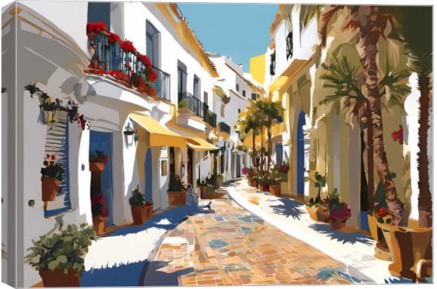 Marbella  Canvas Print by Picture Wizard