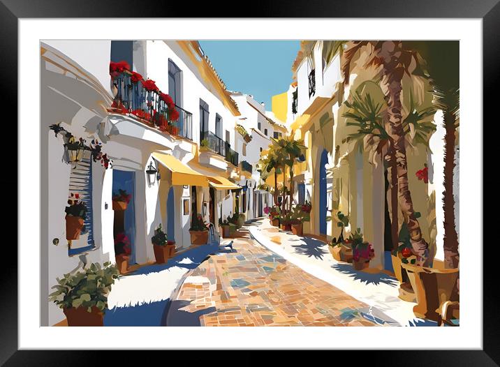 Marbella  Framed Mounted Print by Picture Wizard