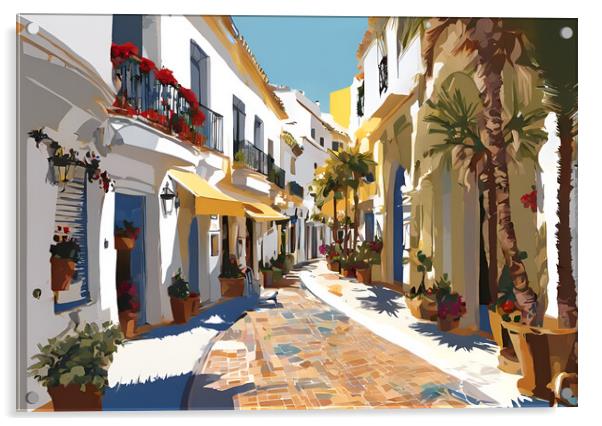 Marbella  Acrylic by Picture Wizard