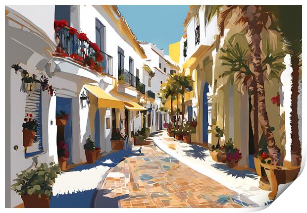 Marbella  Print by Picture Wizard