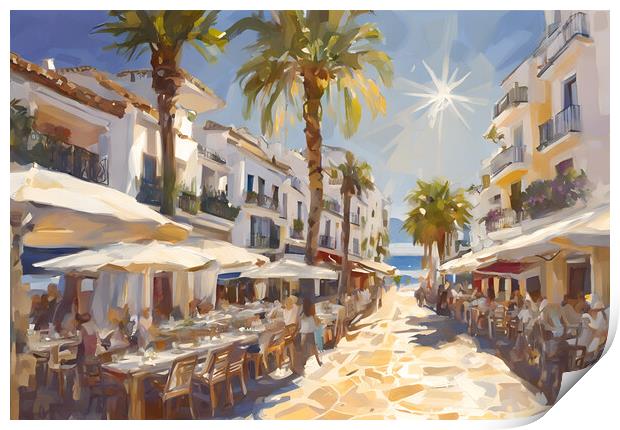 Marbella  Print by Picture Wizard