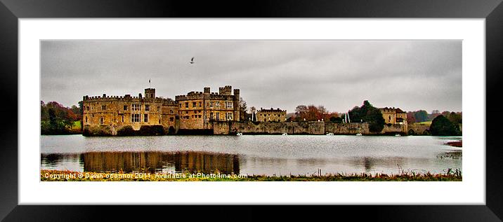 Leeds Castle Framed Mounted Print by Dawn O'Connor