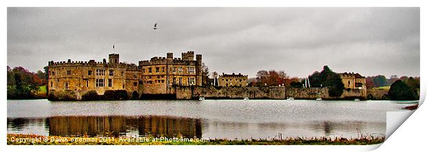 Leeds Castle Print by Dawn O'Connor