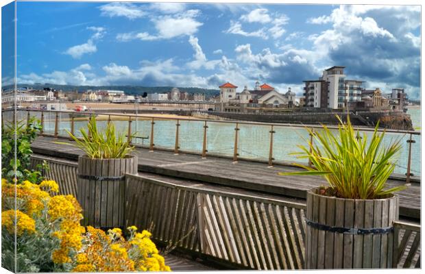 Weston super Mare Canvas Print by Alison Chambers