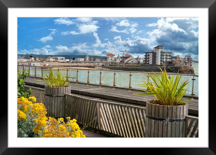 Weston super Mare Framed Mounted Print by Alison Chambers