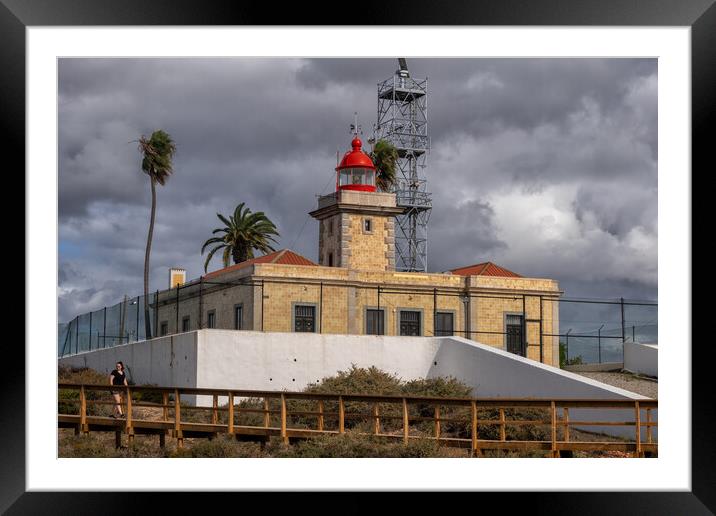 Ponta Da Piedade Lighthouse In Lagos, Portugal Framed Mounted Print by Artur Bogacki