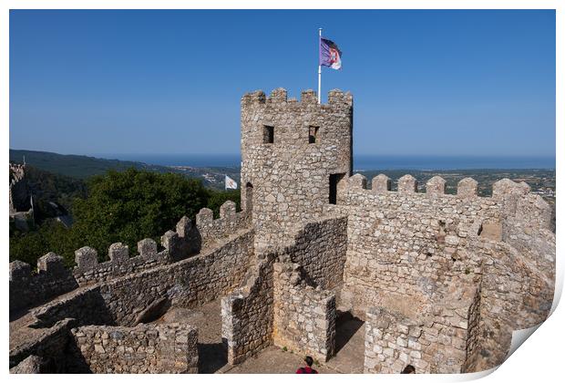 Castle of the Moors in Sintra, Portugal Print by Artur Bogacki