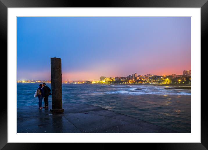 Twilight At Portuguese Riviera Framed Mounted Print by Artur Bogacki
