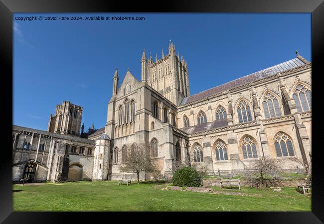 Wells Cathedral Framed Print by David Hare