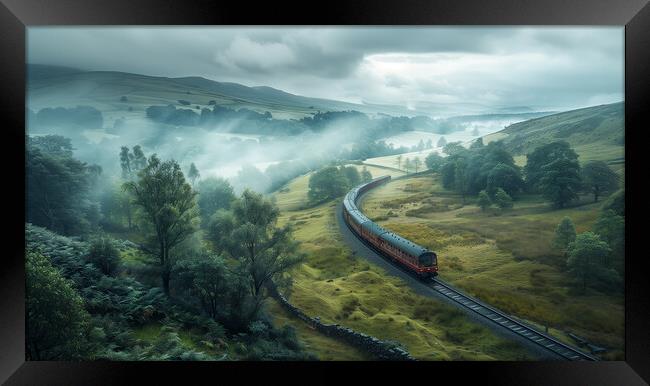 Britain's most scenic railway Journeys Framed Print by T2 