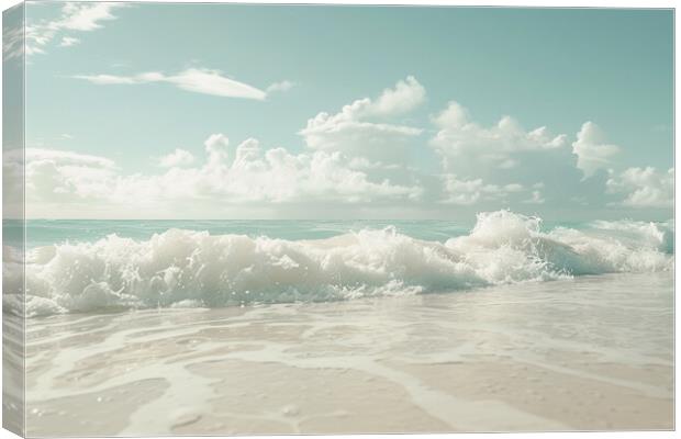 Paradise Waves Canvas Print by Picture Wizard