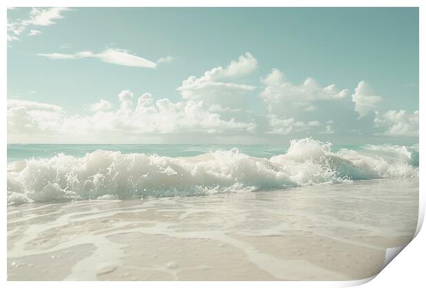 Paradise Waves Print by Picture Wizard