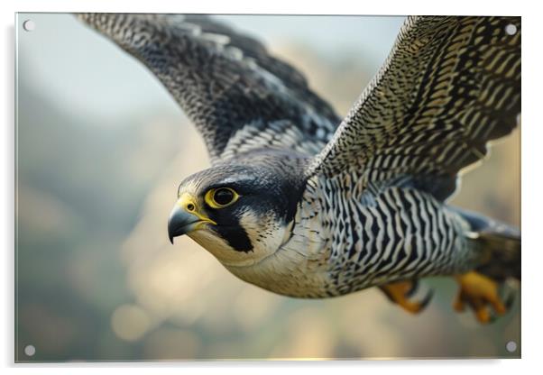 peregrine falcon Acrylic by Picture Wizard
