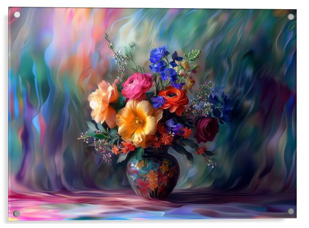 Pretty Bouquet Acrylic by Picture Wizard