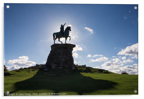 The Copper Horse Silhouette Acrylic by Kasia Design