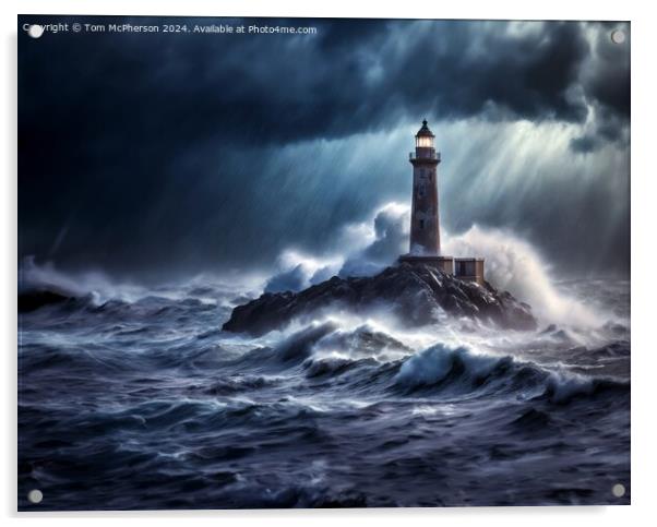 The Storm Acrylic by Tom McPherson