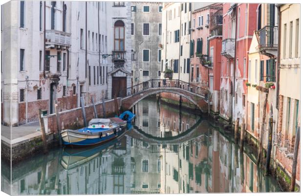 Venice Reflections Canvas Print by Graham Custance