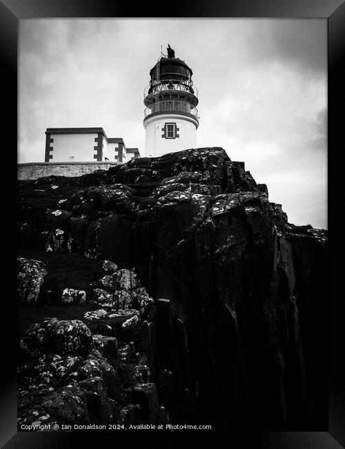 Neist Point  Lighthouse Framed Print by Ian Donaldson
