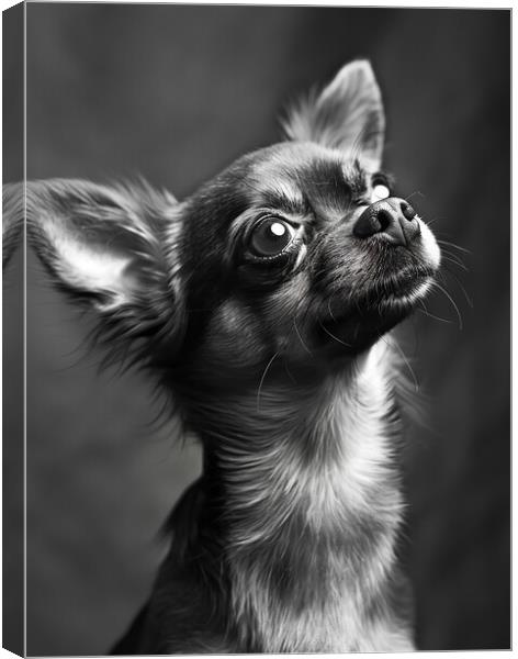 Chihuahua Portrait Canvas Print by K9 Art
