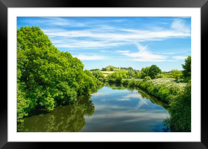 Wakefield River Calder Framed Mounted Print by Alison Chambers