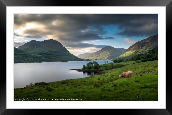 landscape of Loch Ness Framed Mounted Print by Tom McPherson