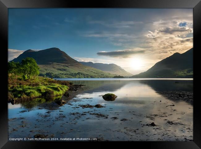 landscape of Loch Ness Framed Print by Tom McPherson
