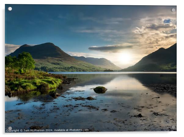landscape of Loch Ness Acrylic by Tom McPherson